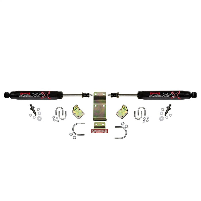 Skyjacker 8208 2018 Jeep Wrangler JL - Black Dual Steering Damper Kit