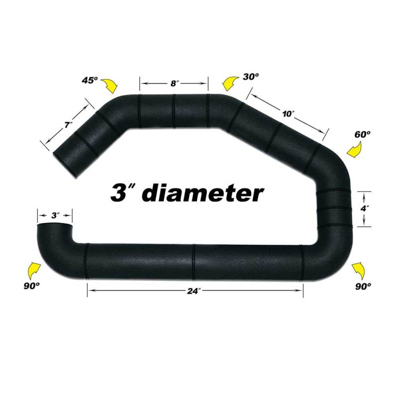 Airaid 100-300 U-Build-It - 3in Intake Tube