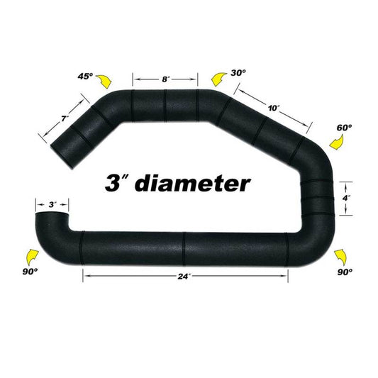 Airaid 100-300 U-Build-It - 3in Intake Tube