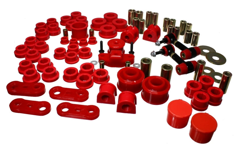 Energy Suspension 19.18102R 08-12 Subaru Impreza WRX Red Hyper-Flex Master Bushing Set