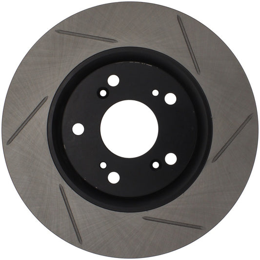 Stoptech 126.40057SR StopTech Power Slot Slotted 06-08 Honda Civic Si Front Right Rotor