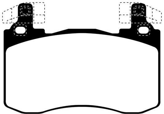 EBC DP32356C 2017+ Kia Stinger 3.3L Twin Turbo Redstuff Front Brake Pads