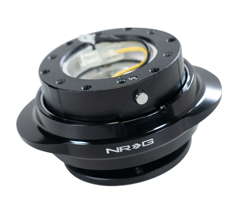 NRG SRK-220BK Quick Release Gen 2.2 - Black Body / Shiny Black Oval Ring