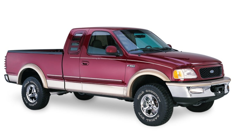 Bushwacker 20034-11 97-03 Ford F-150 Styleside Extend-A-Fender Style Flares 2pc 96.0/78.0in Bed - Black