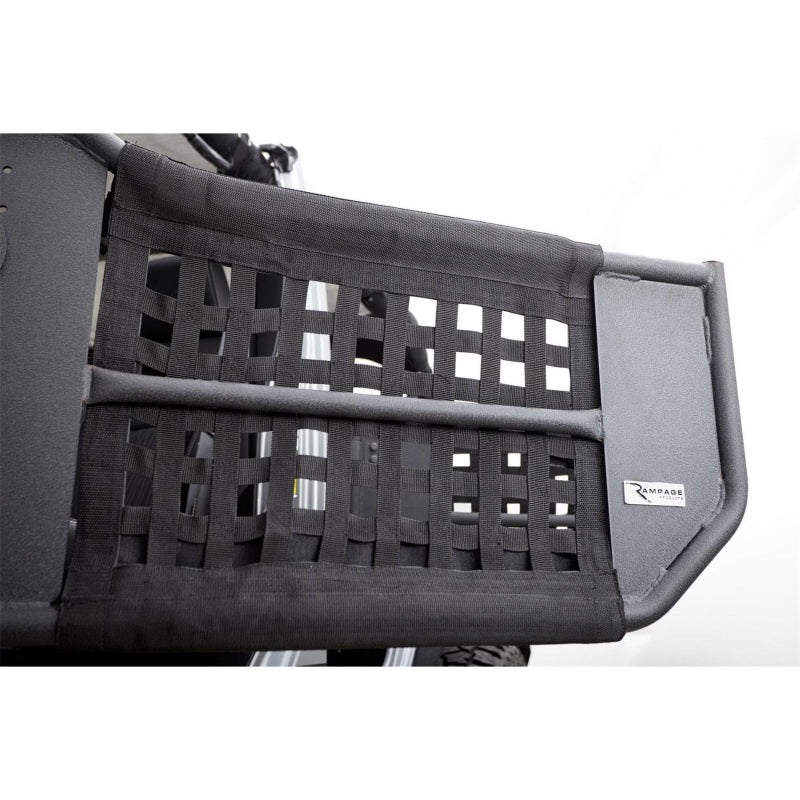 Rampage 7683 1997-2006 Jeep Wrangler(TJ) 2-Door Tube Doors With Netting - Black