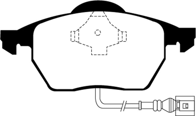EBC DP31330C 99-06 Audi TT 1.8 Turbo Redstuff Front Brake Pads