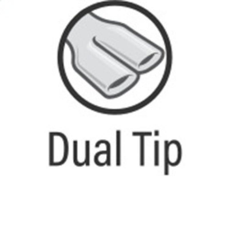 Magnaflow 14816 MagnaFlow Muffler W/Tip Mag SS 14X5X8 2.25/3.