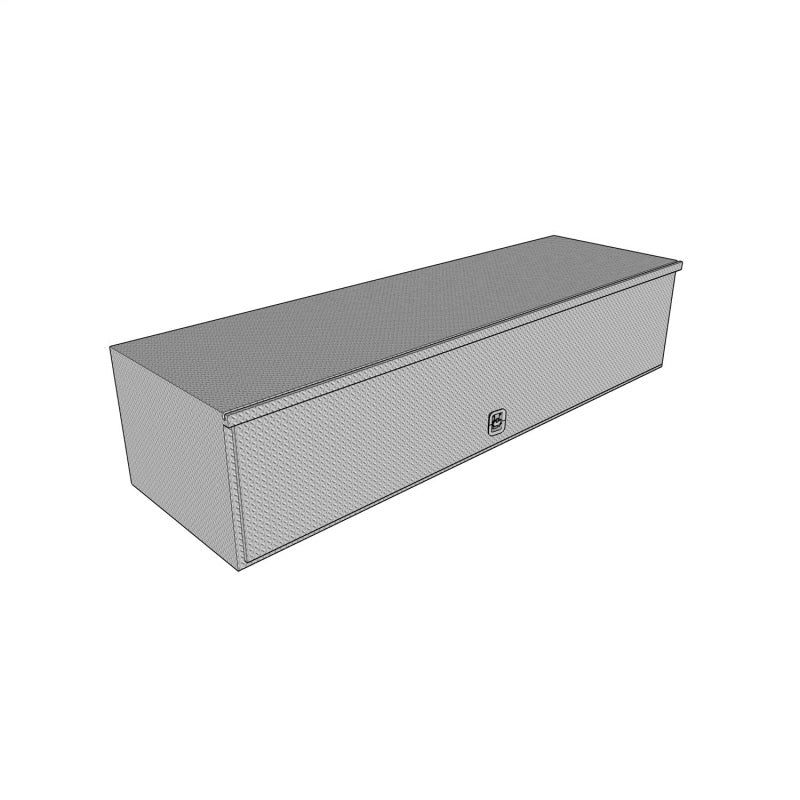 Westin 80-HTB48 /Brute HD Top Sider 13in x 48in w/flip up Door - Aluminum