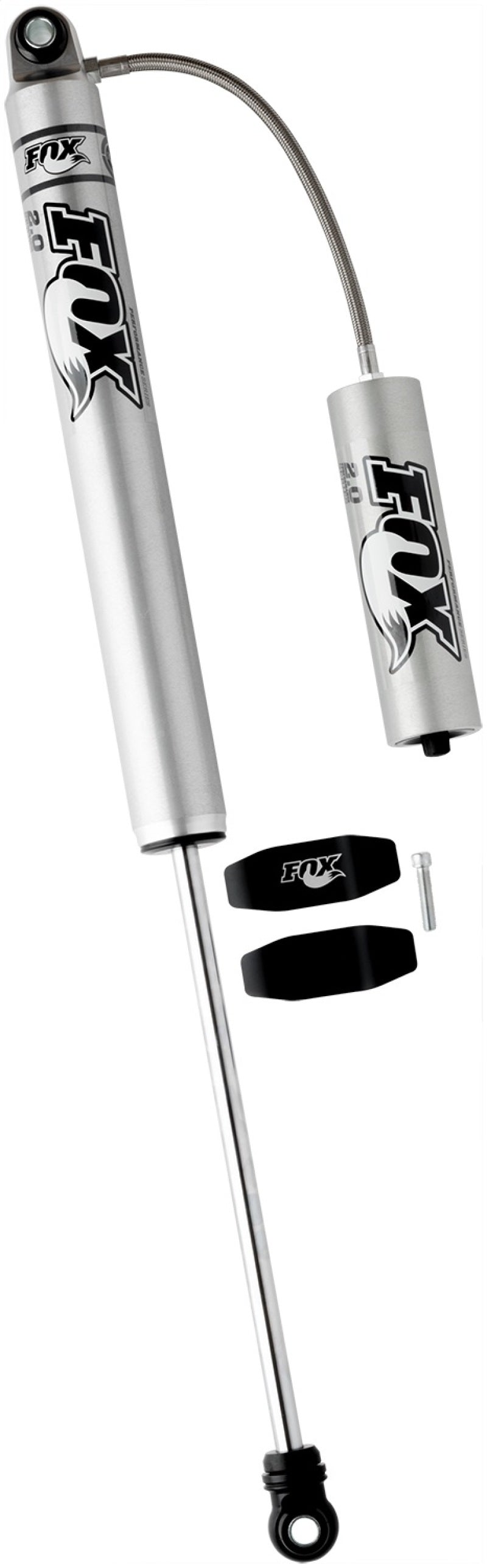 FOX 980-24-957 Fox 99+ Chevy HD 2.0 Performance Series 14.1in. Smooth Body Remote Res. Rear Shock / 7-10in. Lift