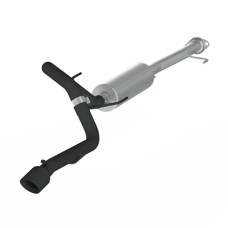 MBRP S5342BLK 10-18 Toyota 4 Runner BLK 4in O.D Tip Single Rear Exit 2.5in Cat Back Exhaust