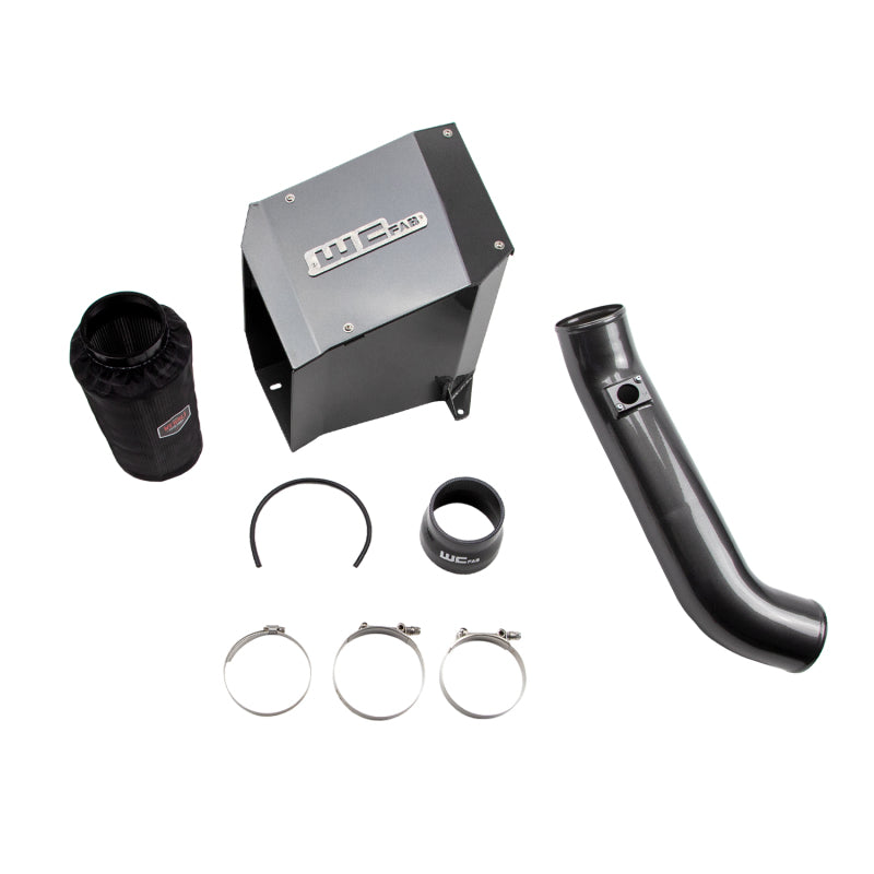 Wehrli 100190-GRY 01-04 Chevrolet Duramax LB7 4in Intake Kit - WCFab Grey