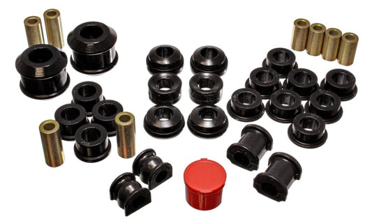 Energy Suspension 16.18111G 02-04 Acura RSX (includes Type S) Black Hyper-Flex Master Bushing Set