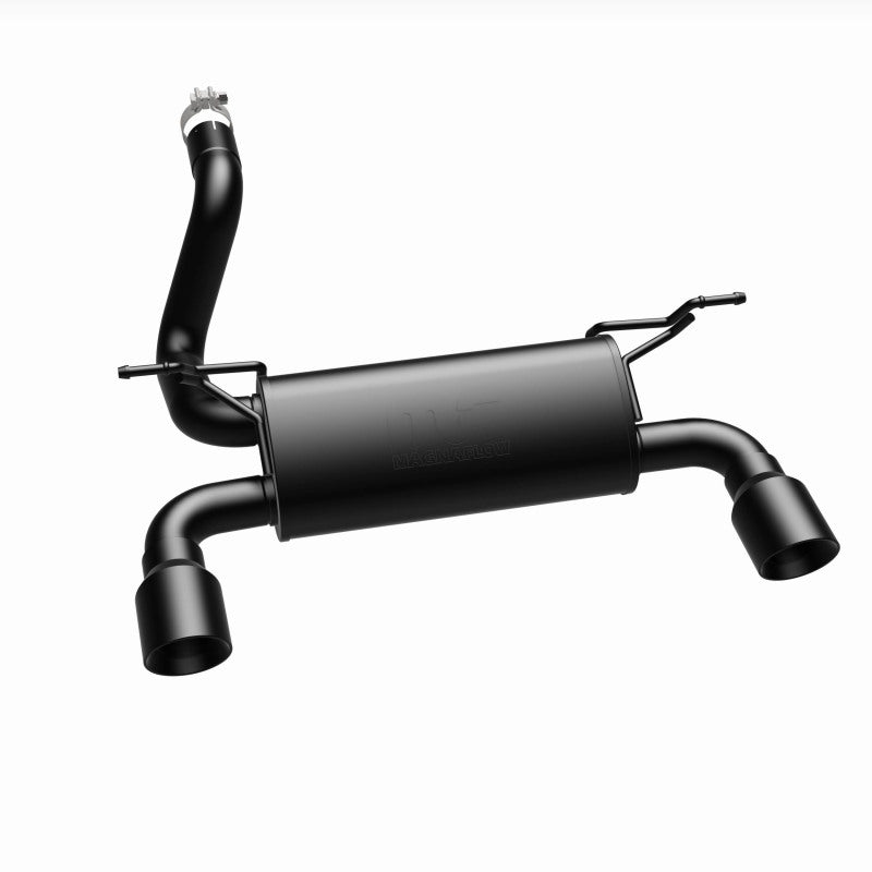 Magnaflow 19388 MagnaFlow 2018+ Jeep Wrangler 3.6L Dual Black Tip Axle-Back Exhaust