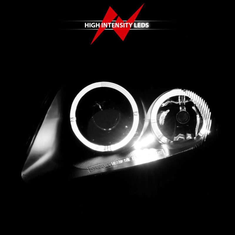 ANZO 121332 2000-2005 Mitsubishi Eclipse Projector Headlights w/ Halo Black