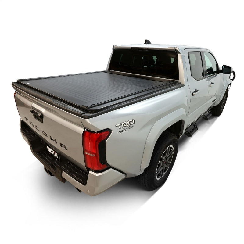 Westin 19-52785 24-26 Toyota Tacoma 5ft. Bed Electric Retractable Tonneau Cover - Black