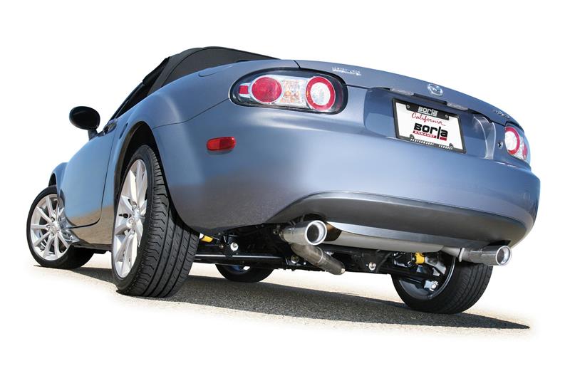 Borla 140169 06-14 Mazda MX-5 Miata 2.0L RWD Twin-Tip Cat Back Exhaust