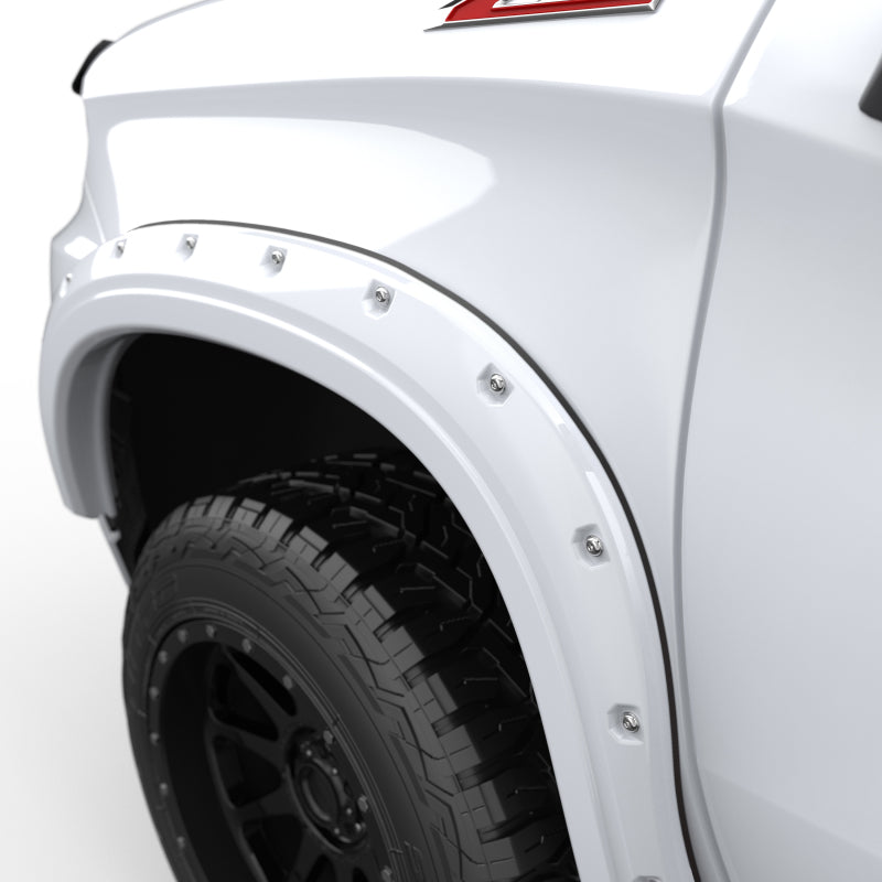 EGR 19-22 Chevrolet Silverado 1500 Summit White Traditional Bolt-On Look Fender Flares Set Of 4