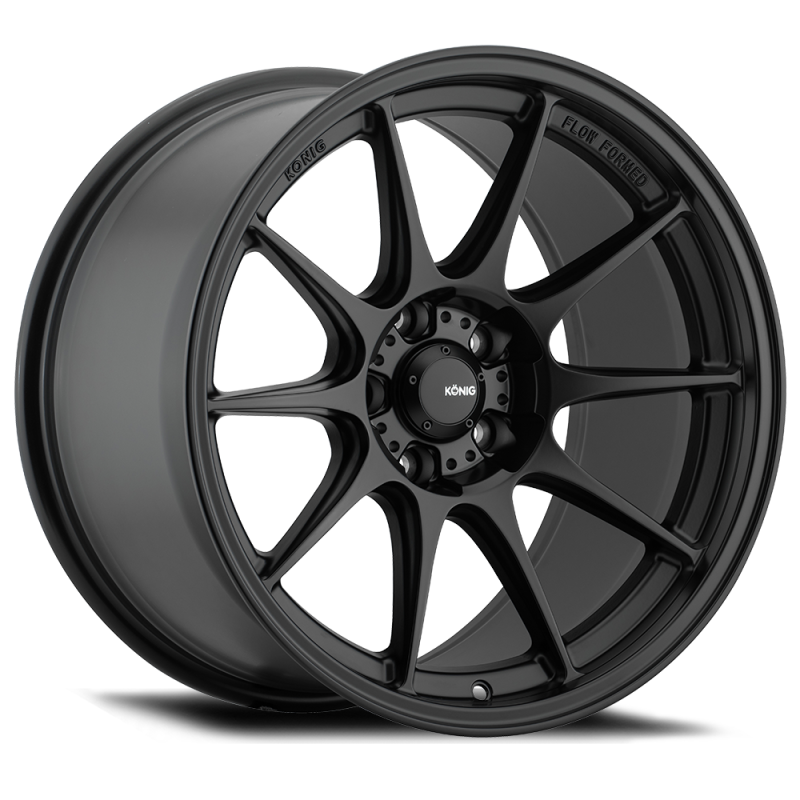 Konig DK85100255 Dekagram 15x8 4x100 ET25 Semi-Matte Black