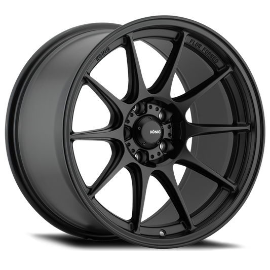 Konig DK85100255 Dekagram 15x8 4x100 ET25 Semi-Matte Black