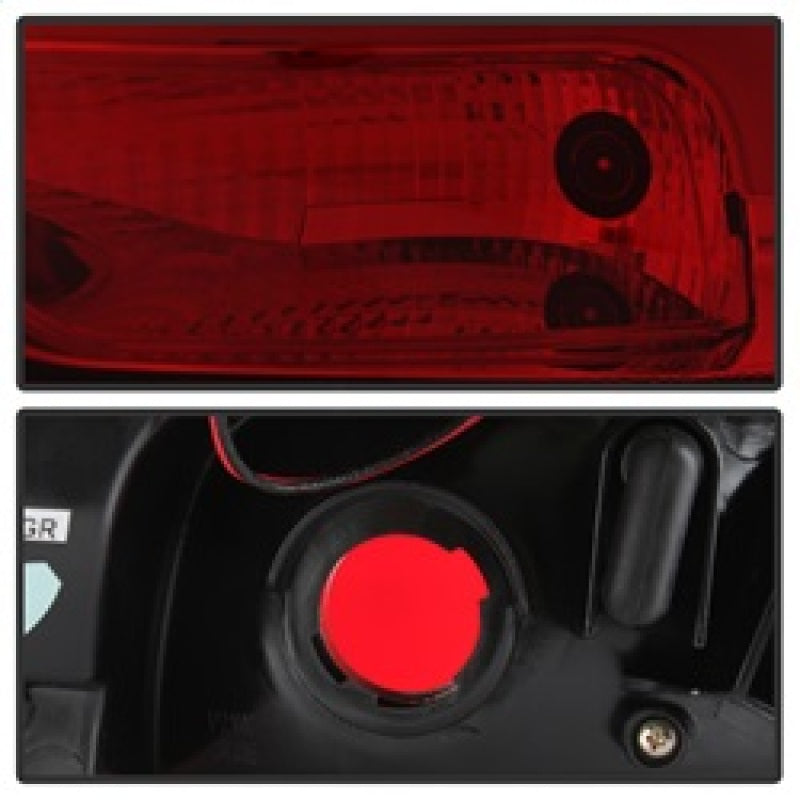 SPYDER 5085153 Spyder 12-14 Ford Focus 5DR LED Tail Lights - Red Clear (ALT-YD-FF12-LED-RC)