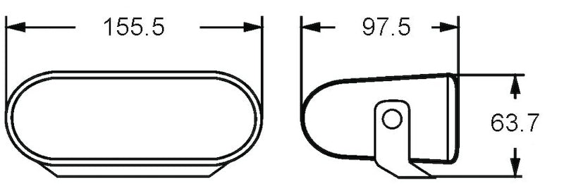 Hella 008284801 FF75 Series H7 12V/55W Hallogen Fog Lamp Kit