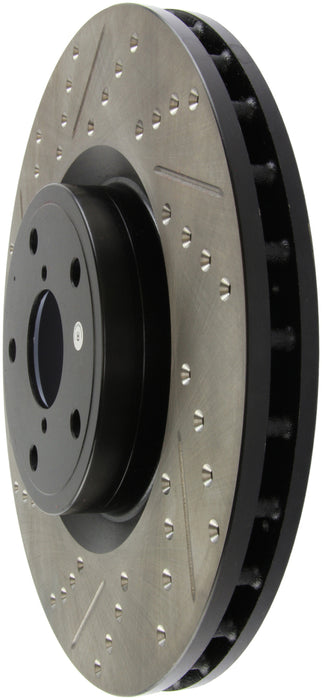Stoptech 127.47022R StopTech 05-10 Subaru Impreza WRX/STi Slotted & Drilled Right Front Rotor