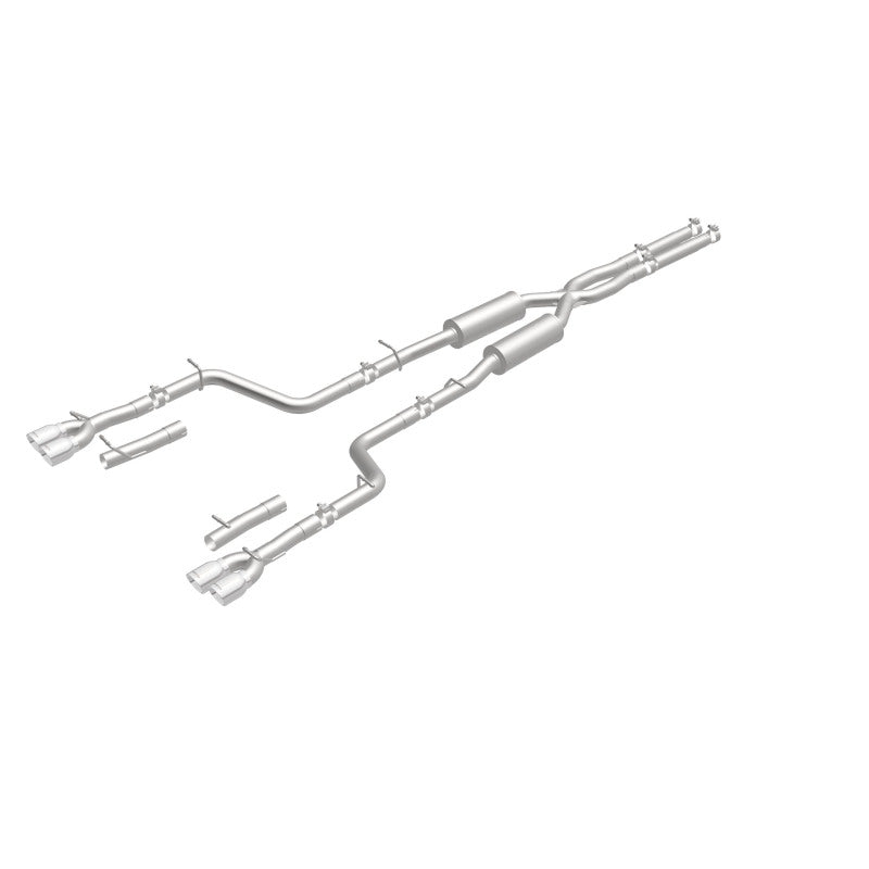 Magnaflow 19217 MagnaFlow Cat-Back, SS, 2.5in, Quad Split Rear 3.5in Tip 2015 Dodge Challenger 3.6L V6