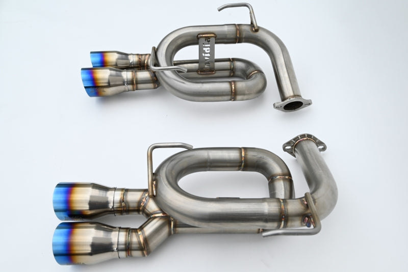 Invidia HS22SW4AT4STL 22+ Subaru WRX Twin Loop 3.5in. Single Layer T.I Tip Axle-Back Exhaust