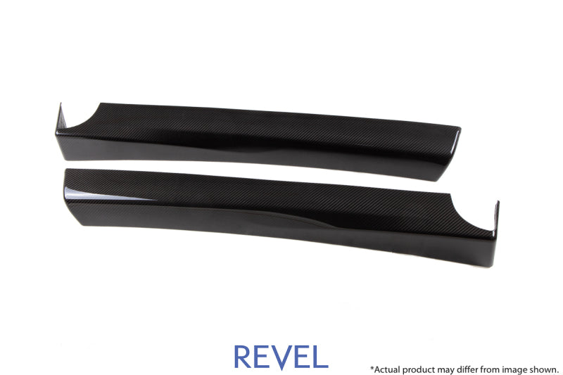 Revel 1TR4GT1AX03 GT Dry Carbon Door Trim (Front Left & Right) Tesla Model 3 - 2 Pieces
