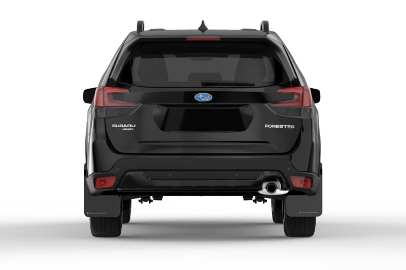 Rally Armor MF52-UR-BLK/GRY 19-21 Subaru Forester Black UR Mud Flap w/ Grey Logo
