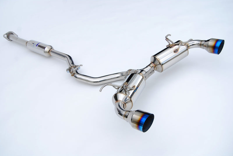 Invidia HS12SST6N21GT 12+ Subaru BRZ / Toyota 86 N2 60mm Single Layer Titanium Burnt Tips Cat-Back Exhaust
