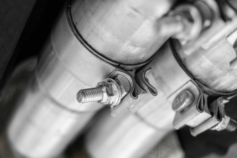 MBRP S71143CF 15-Up Challenger 5.7 / 17-Up 6.2L/6.4L 3in Race Series Cat-Back w/ Quad Tips T304 Exhaust