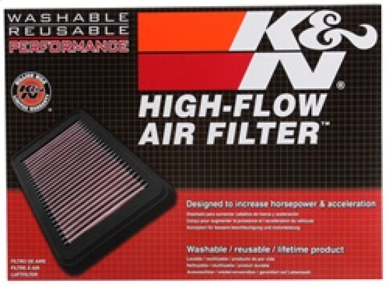 K&N Engineering 33-2474 K&N Replacement Air Filter 12.563in O/S Length x 5.25in O/S Width x 1.625in H (Inc 2 Filters)