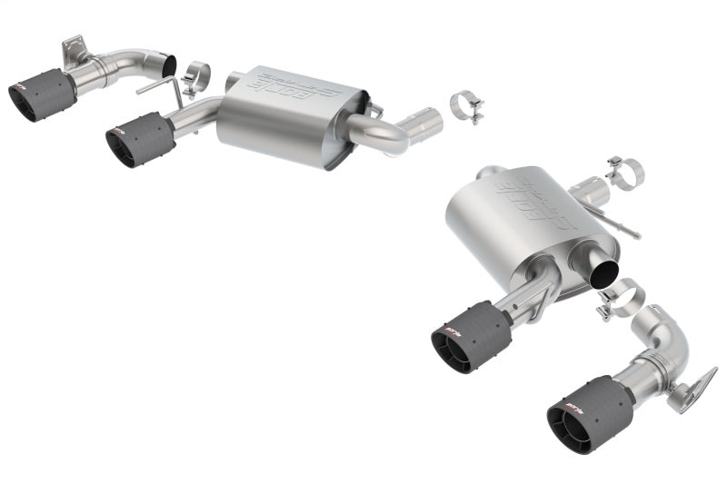 Borla 11924CFBA 2016-2017 Chevrolet Camaro SS AT/MT RWD S-type Exhaust (w/ Dual Mode Valves) - Black CF Tip