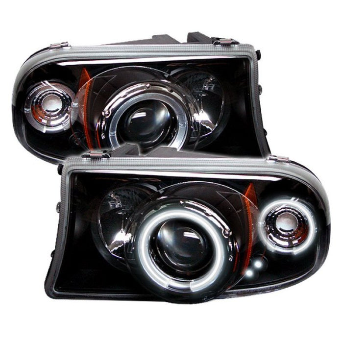 SPYDER 5009791 Spyder Dodge Dakota 97-04/Durango 98-03 1PC Projector Headlights LED Halo LED Chrm PRO-YD-DDAK97-C