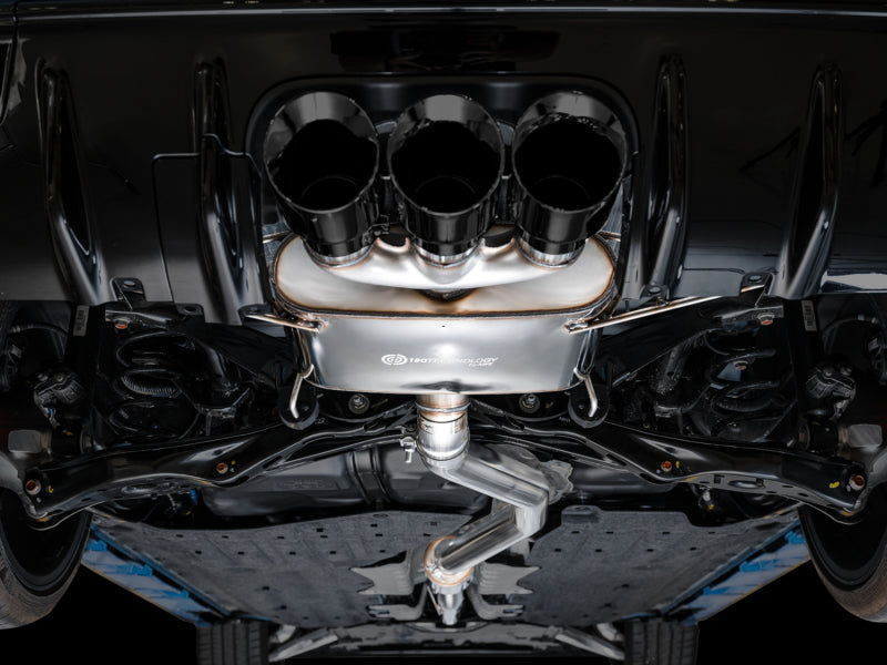 AWE Tuning 3015-53287 2023 Honda Civic Type R FL5 Touring Edition Exhaust w/ Triple Diamond Black Tips