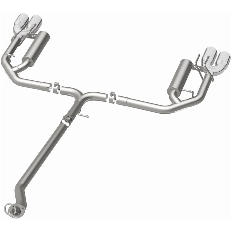 Magnaflow 19494 MagnaFlow 18-19 Toyota Camry XSE 2.5L (FWD) Street Series Cat-Back Exhaust w/4in Polished Quad Tips