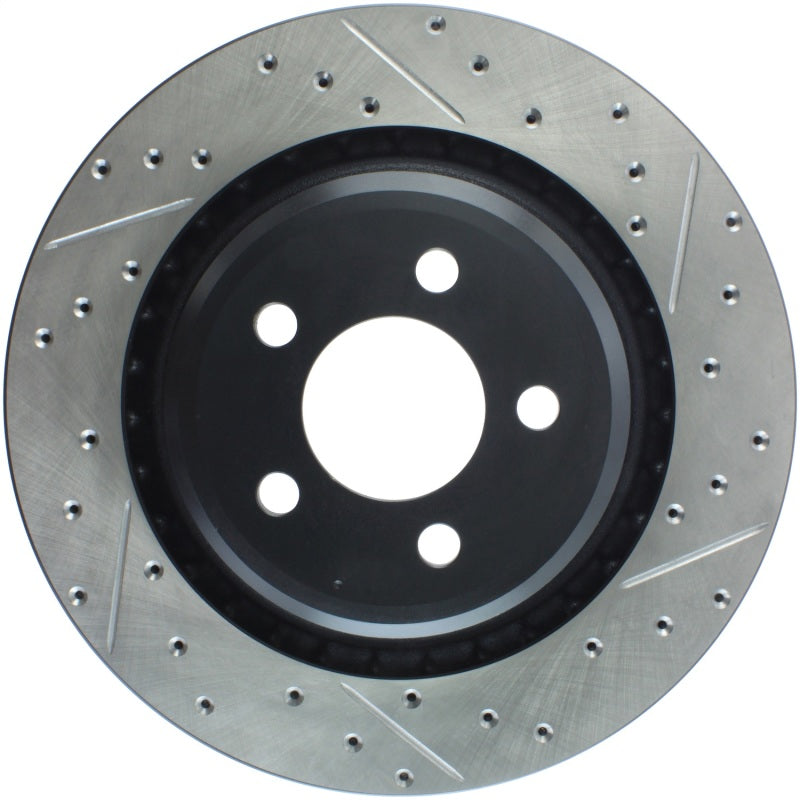 Stoptech 127.63064L StopTech SportStop 06-09 Chrysler SRT-8 Rear Left Drilled & Slotted Rotor