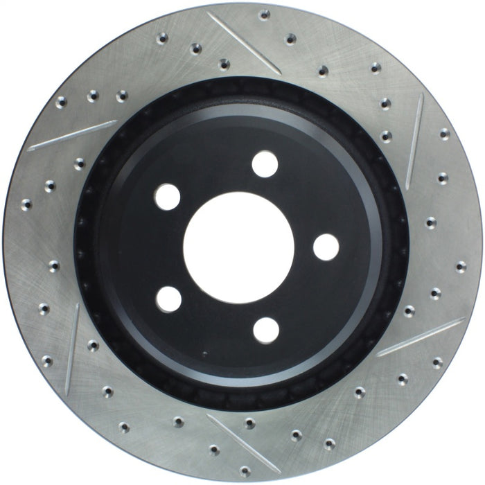 Stoptech 127.63064L StopTech SportStop 06-09 Chrysler SRT-8 Rear Left Drilled & Slotted Rotor