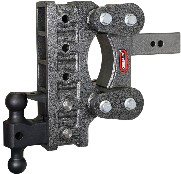 GEN-Y Hitch GH-2125 Gen-Y The Boss Torsion-Flex 2.5in Shank 9in Drop 32K Hitch w/GH-0161 Dual-Ball/GH-0162 Pintle Lock