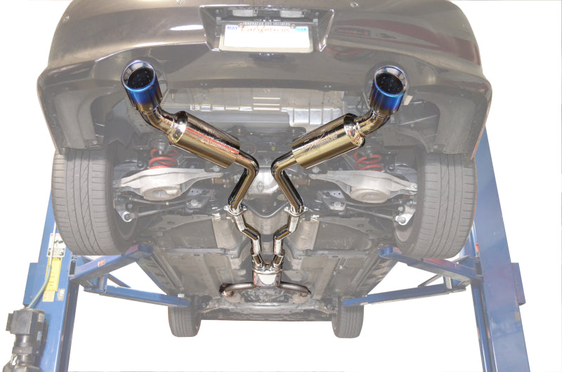 Injen SES1997TT 08-13 Infiniti G37 V6 3.7L RWD Coupe Only 76mm Stainless Steel Exhaust w/ Titanium Tips