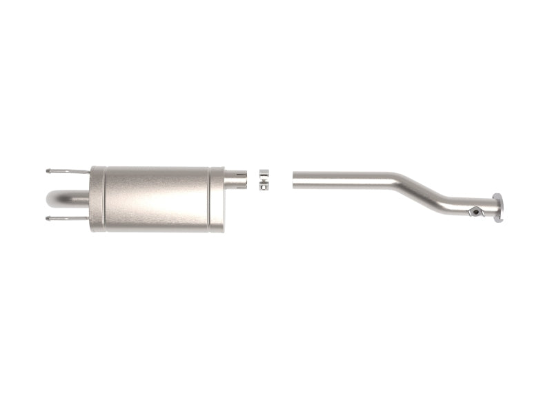 aFe 49-46049 ROCK BASHER 2.5in 409 SS Cat-Back Exhaust - 99-04 Toyota Tacoma L4-2.4L / V6-3.4L