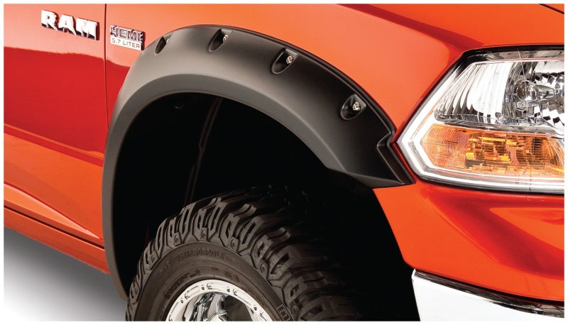 Bushwacker 50915-02 09-18 Dodge RAM 1500 Fleetside Pocket Style Flares 4pc 67.4/76.3/96.3in Bed - Black