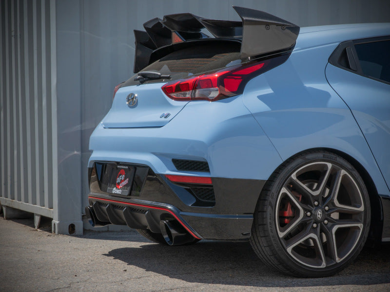 aFe 49-37029-B 21-22 Hyundai Veloster N L4-2.0L Takeda 3in 304 SS Axle-Back Exhaust System w/ Black Tip