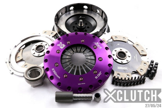 XCLUTCH XKBM23595-2E XClutch 07-10 BMW 335i Base 3.0L 9in Twin Solid Ceramic Clutch Kit (8 Bolt/PB in Input Shaft)