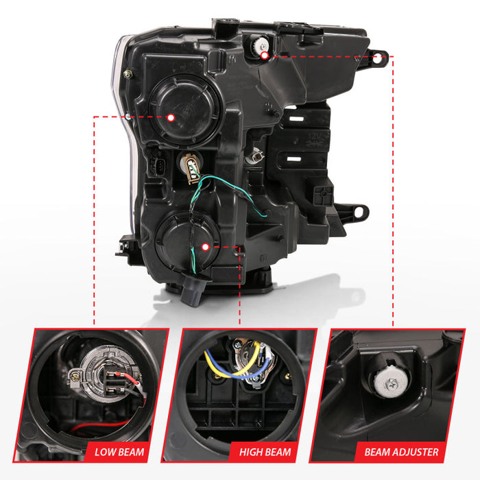 ANZO 111467 ANZ LED/Projector Headlights
