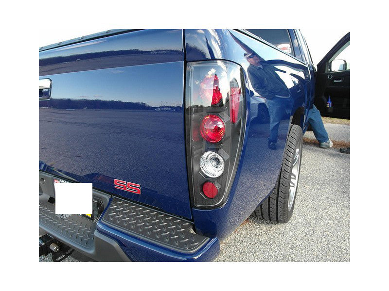 SPYDER 5001412 Spyder Chevy Colorado 04-13/GMC Canyon 04-13 Euro Style Tail Lights Black ALT-YD-CCO04-BK