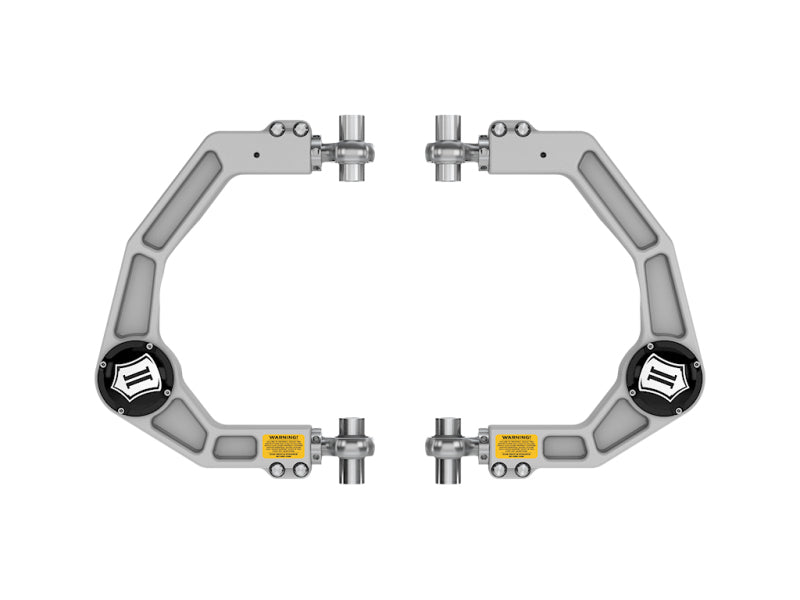 ICON 98523DJ 21-23 Ford F150 Billet Front Upper Control Arms DJ Pro Kit