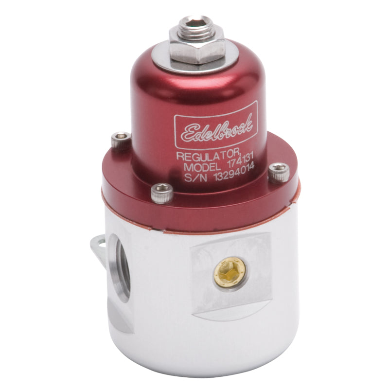 Edelbrock EDE174131 Fuel Pressure Regulator Bypass Style 160GPH Red