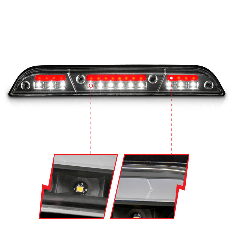 ANZO 531111 15-20 Ford F-250 - F-550 LED Third Brake Light - Black Housing/Clear Lens